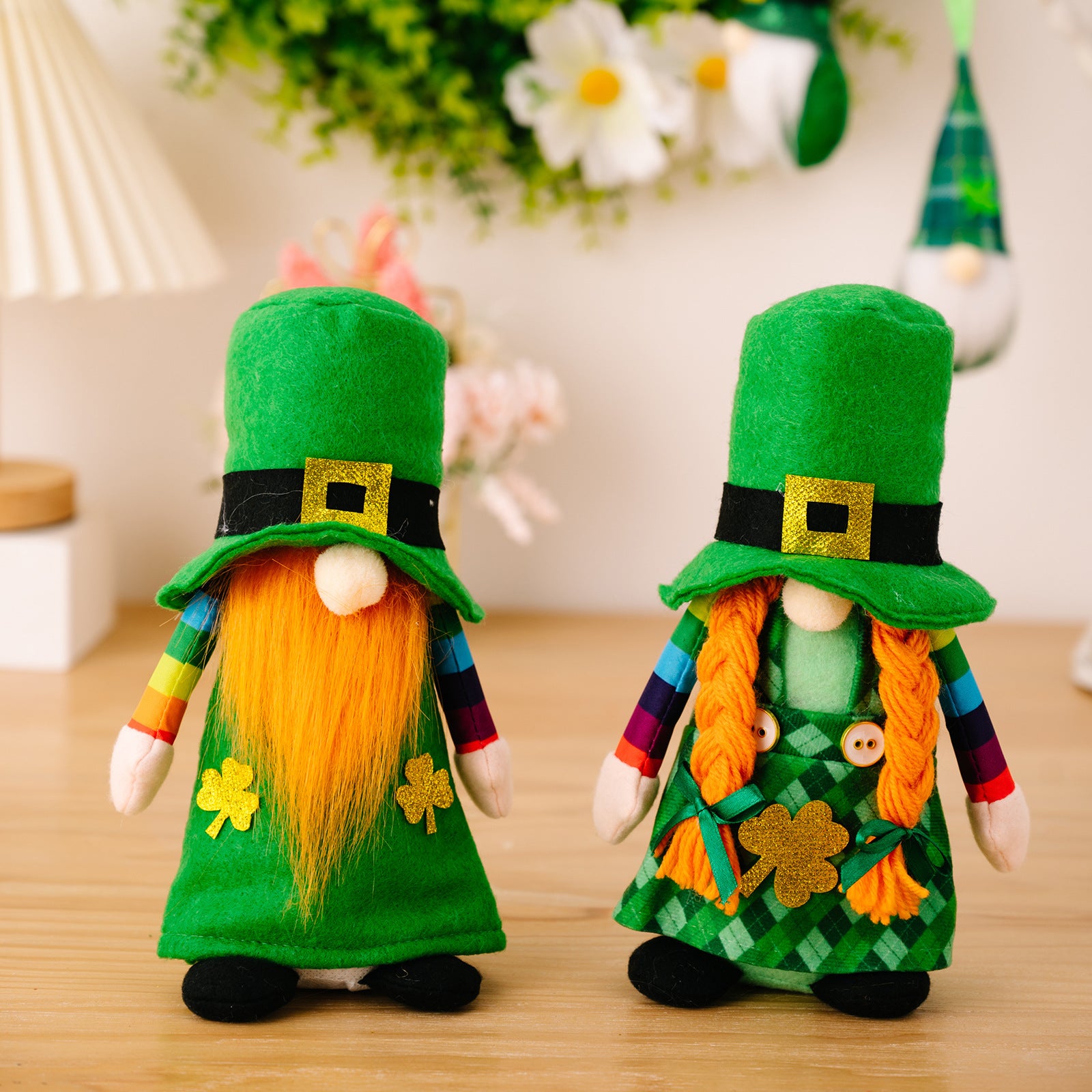 【2023 New】 St. Patrick's Day Gnomes with lovely green dress