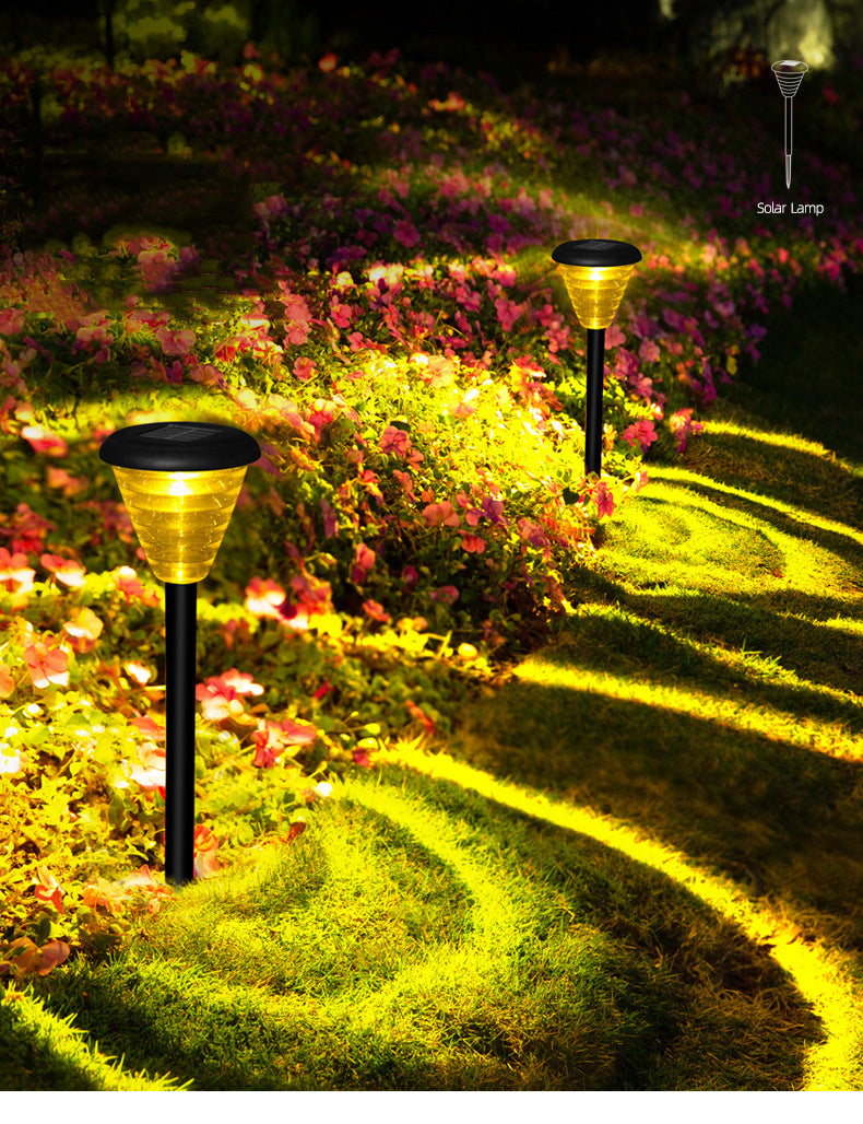 360° Stereo Surround Solar LED RGB Garden Lawn Lamp