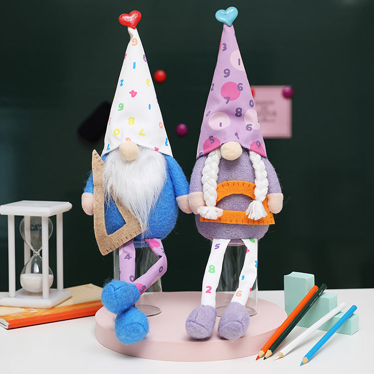 【Clearance Sale】Back to School Long legged High hat Gnomes Gifts to Teachers and Kidsle