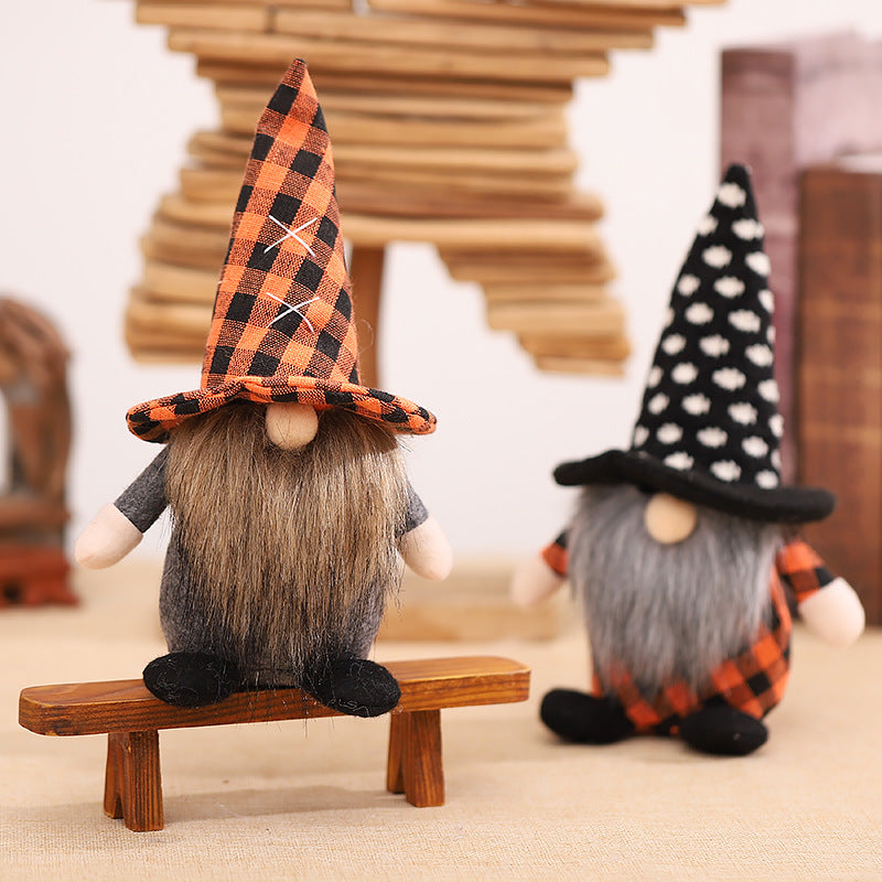 Halloween Knitted Hat Gnomes For Festival Deco and Gifts