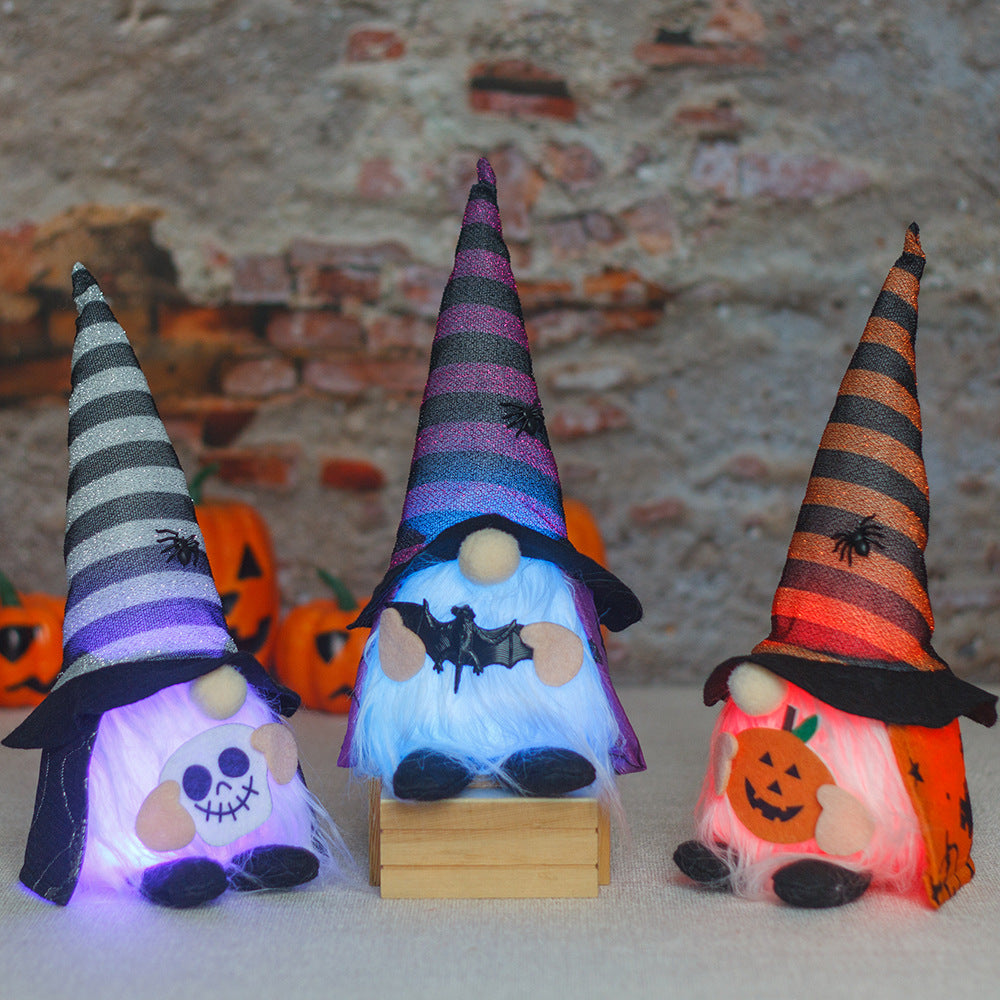 New Halloween Scary Gnomes with Lights