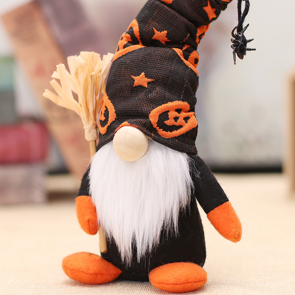New Halloween Gnomes with Spider Hat