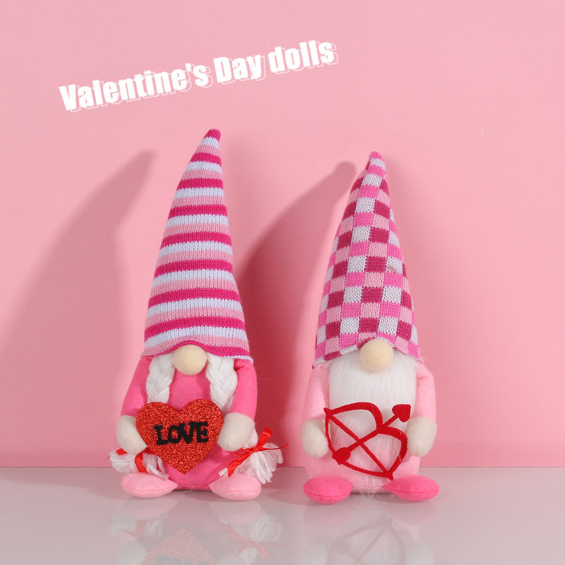 Valentine's Day Cupid's Arrow and Love Gnomes