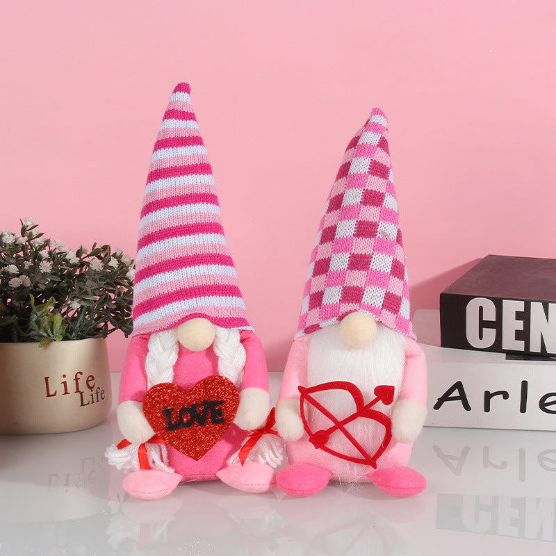 Valentine's Day Cupid's Arrow and Love Gnomes
