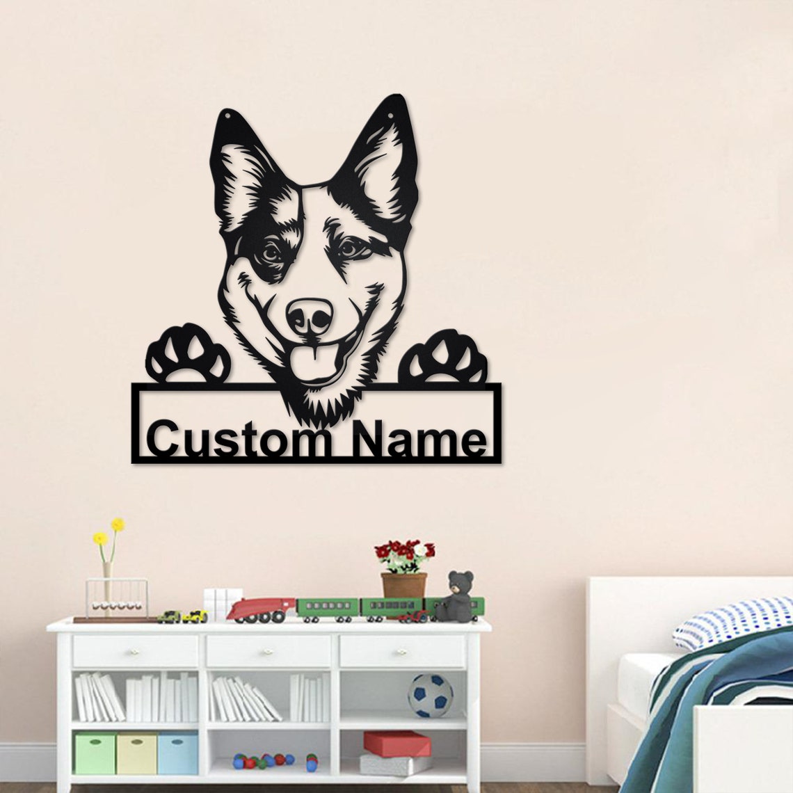Personalized Custom Australian Cattle Dog Metal Sign