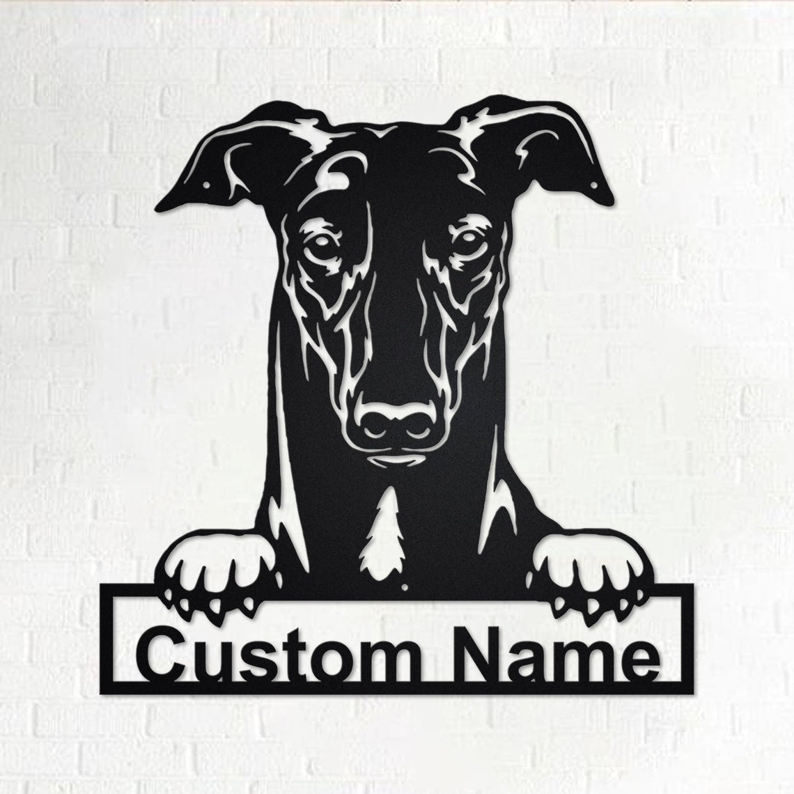 Personalized Custom Australian Hound Metal Sign