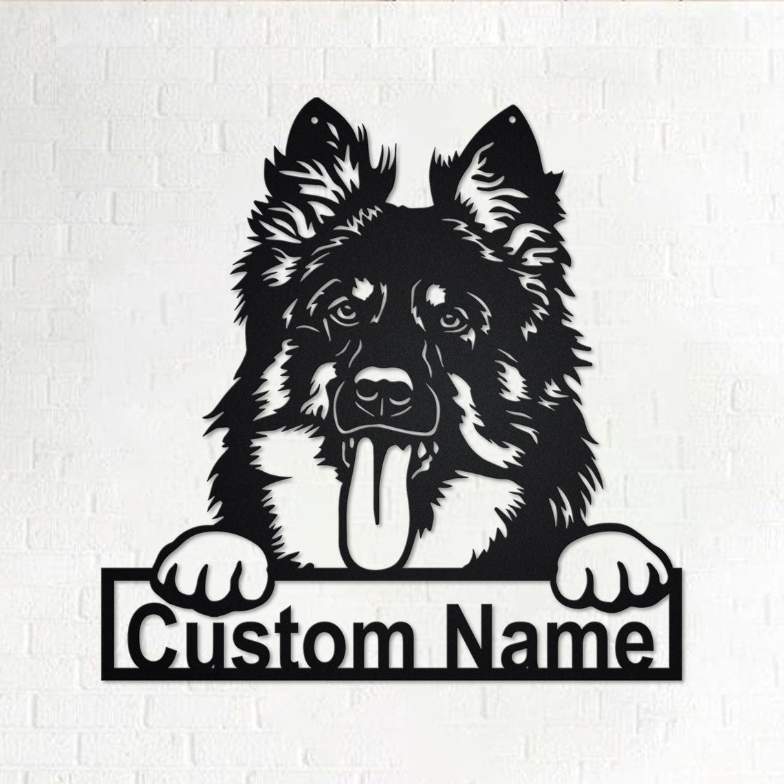 Personalized Custom Bohemian Shepherd Metal Sign