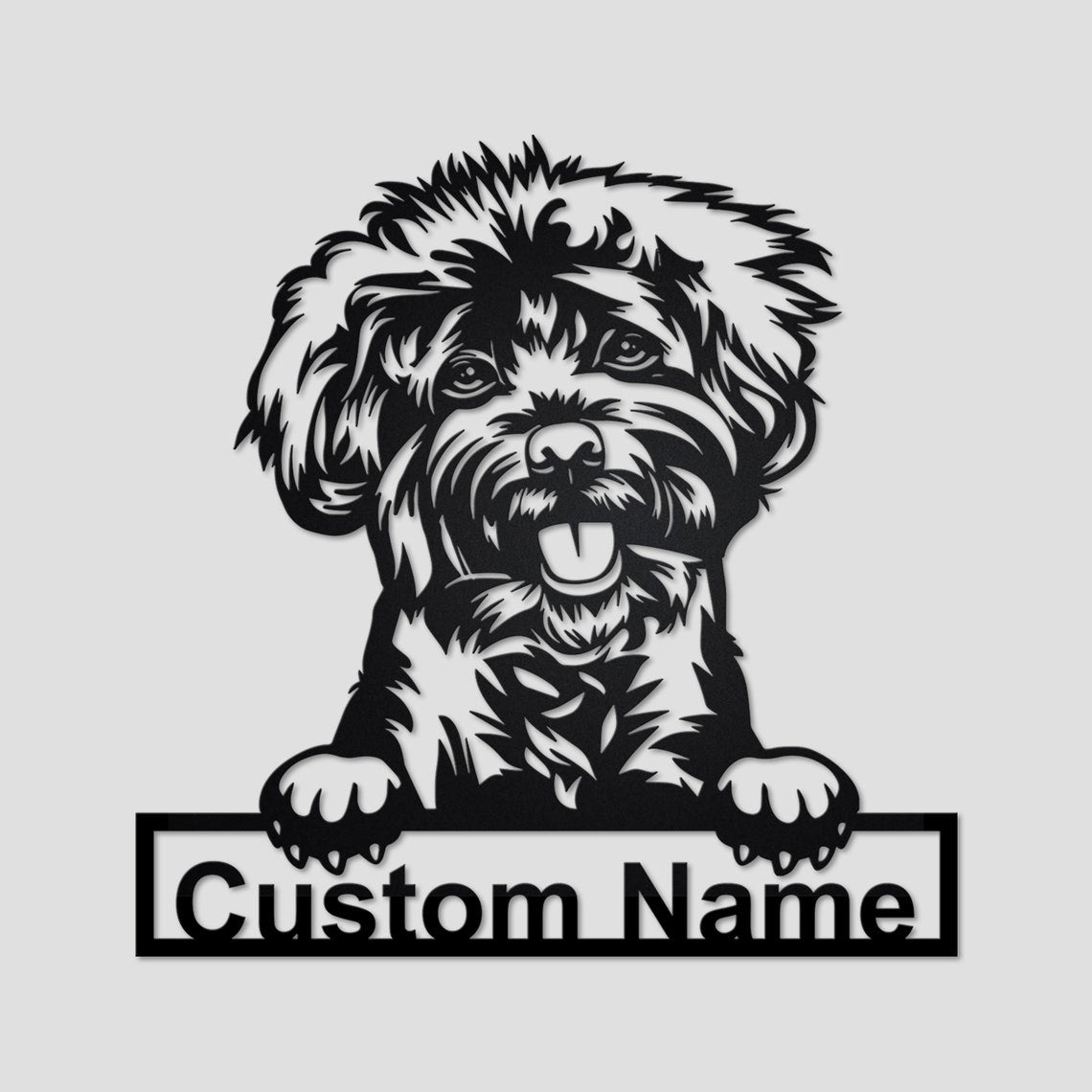 Personalized Custom Labradoodle Metal Sign