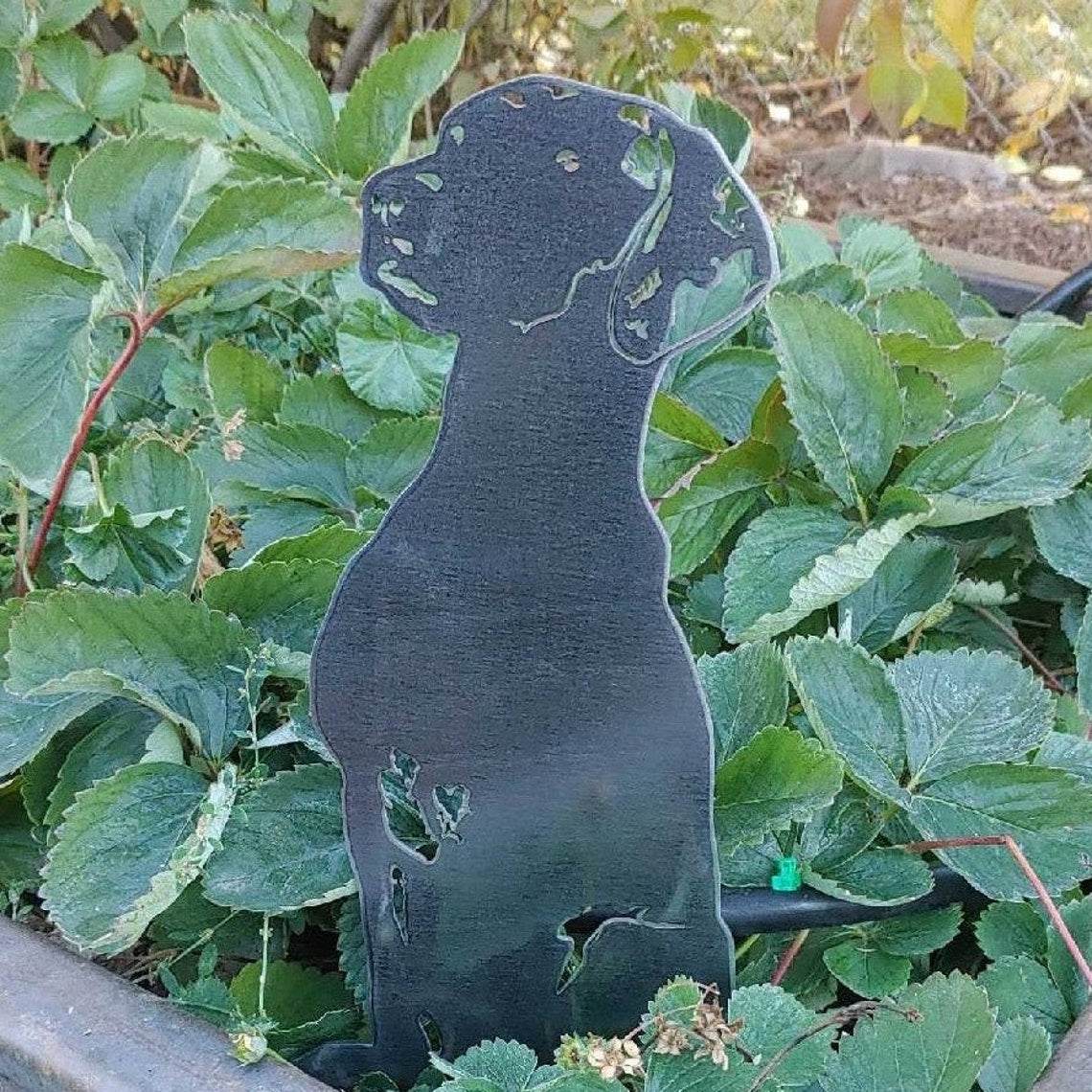Rhodesian Ridgeback Dog Silhouette Metal Art