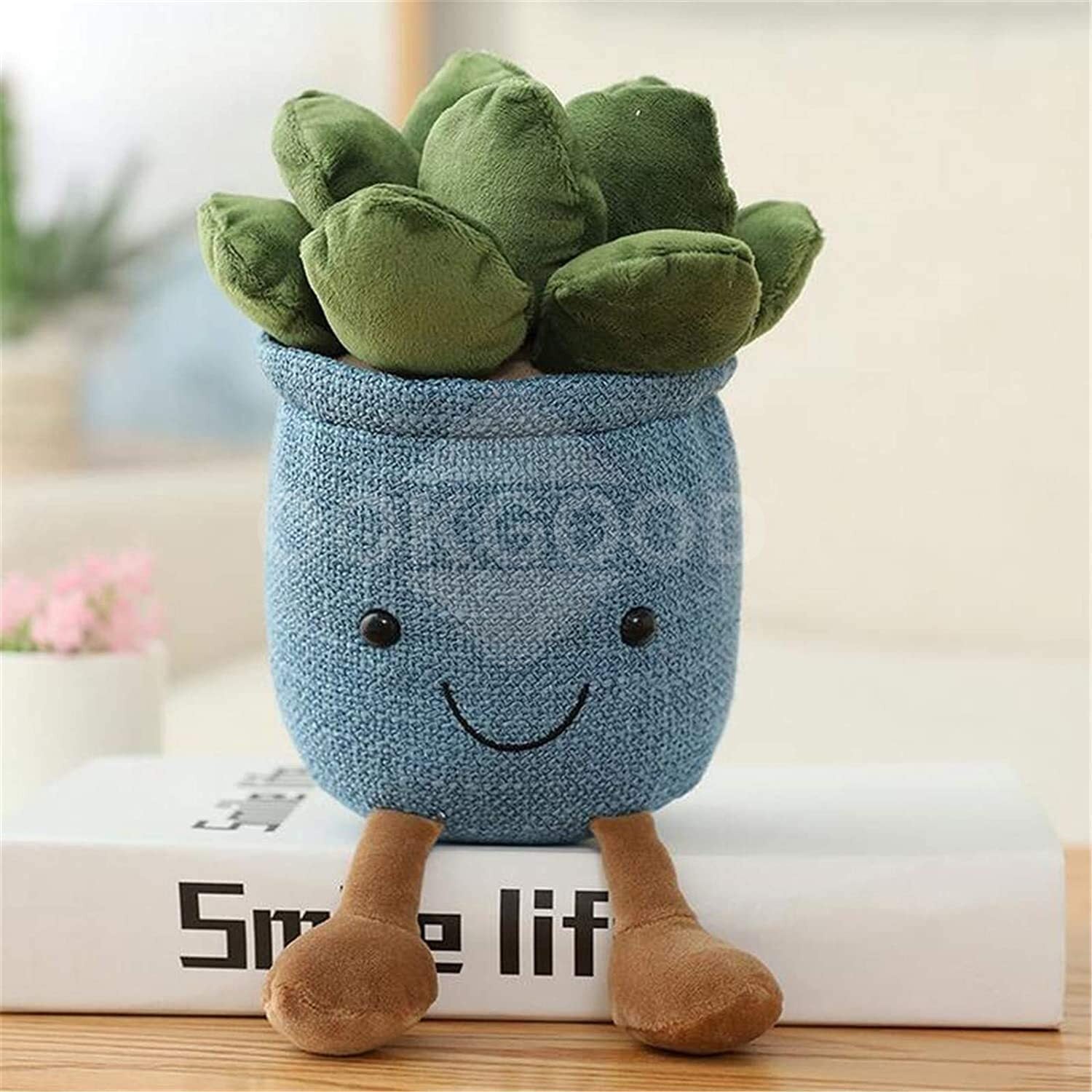 Lovely Plush Tulip And Succulent Dolls For Home Decoration