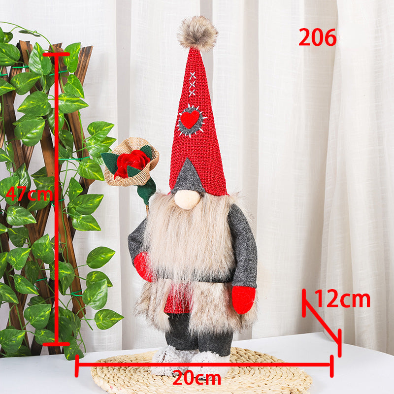 Nordic forest Hunter Christmas Gnome
