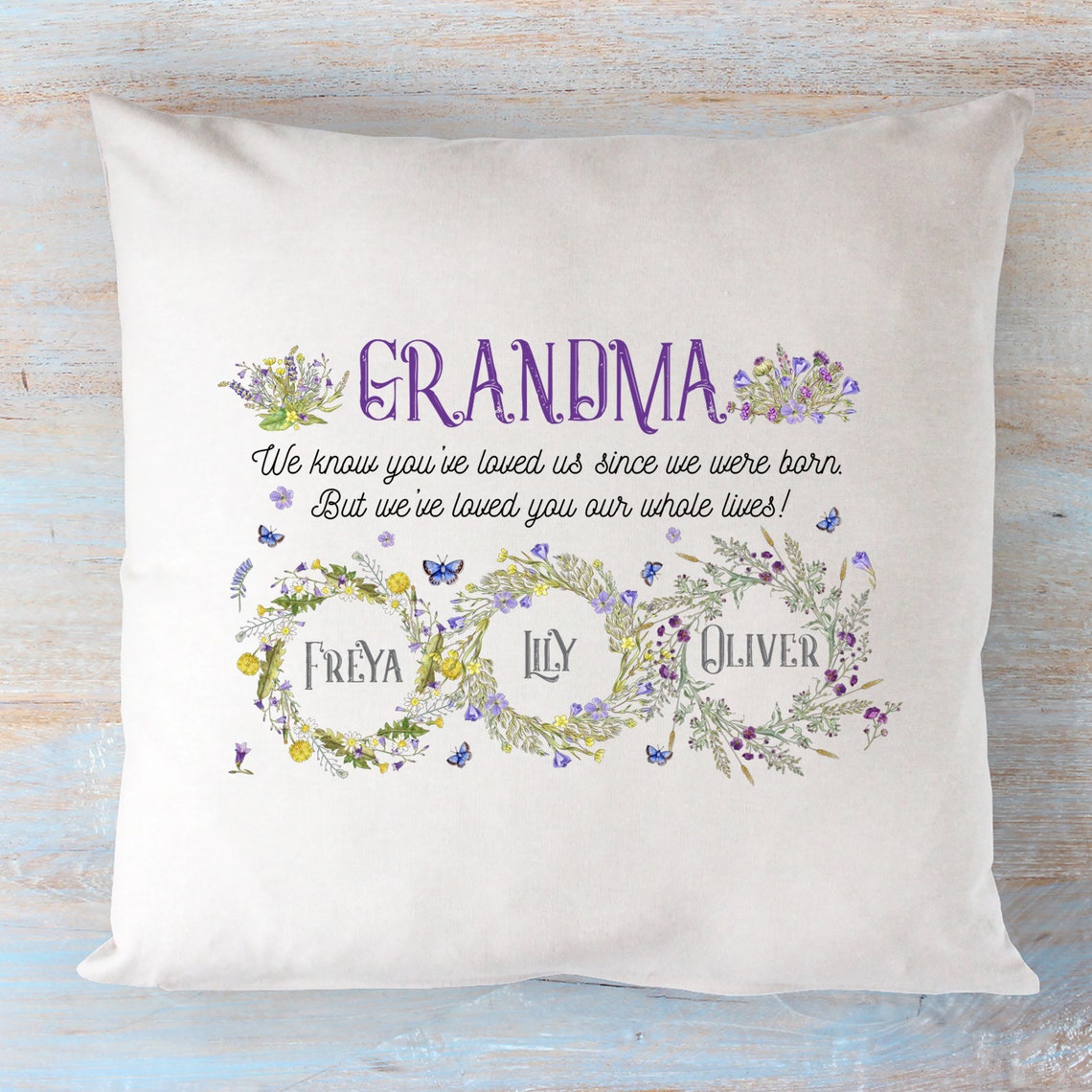 Love You Our Whole Lives - Personalized Custom Grandama Pillowcase