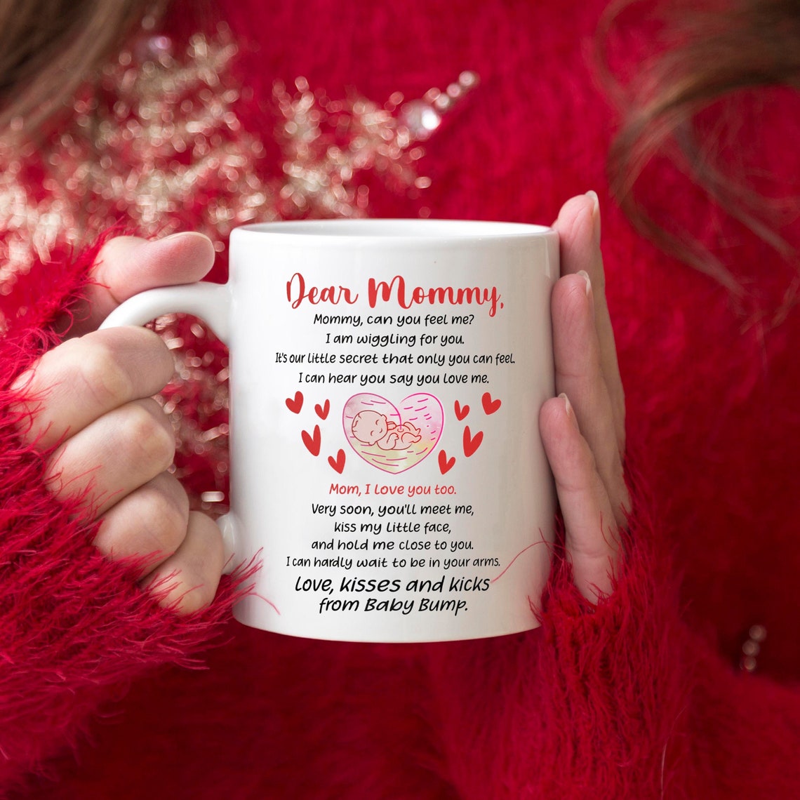 I'm Wiggling For You - Personalized Custom Mother's Day Mug