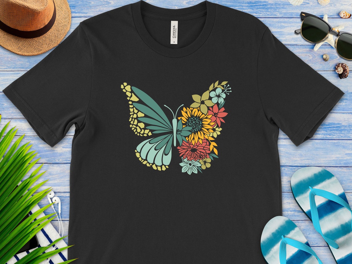 Flowering Butterfly-Spring Summer Unisex T-shirt