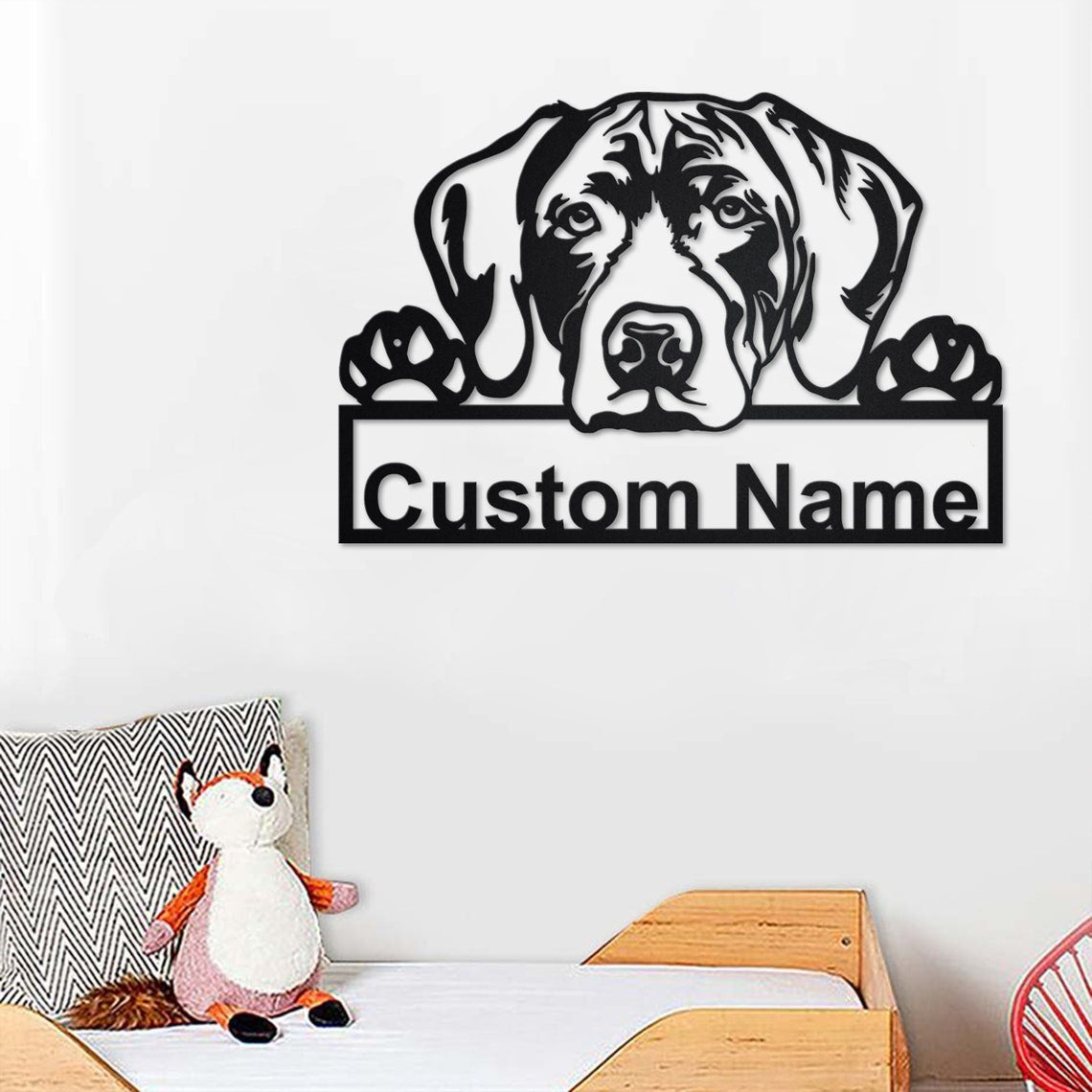 Personalized Custom German Shorthaired Pointer Metal Sign