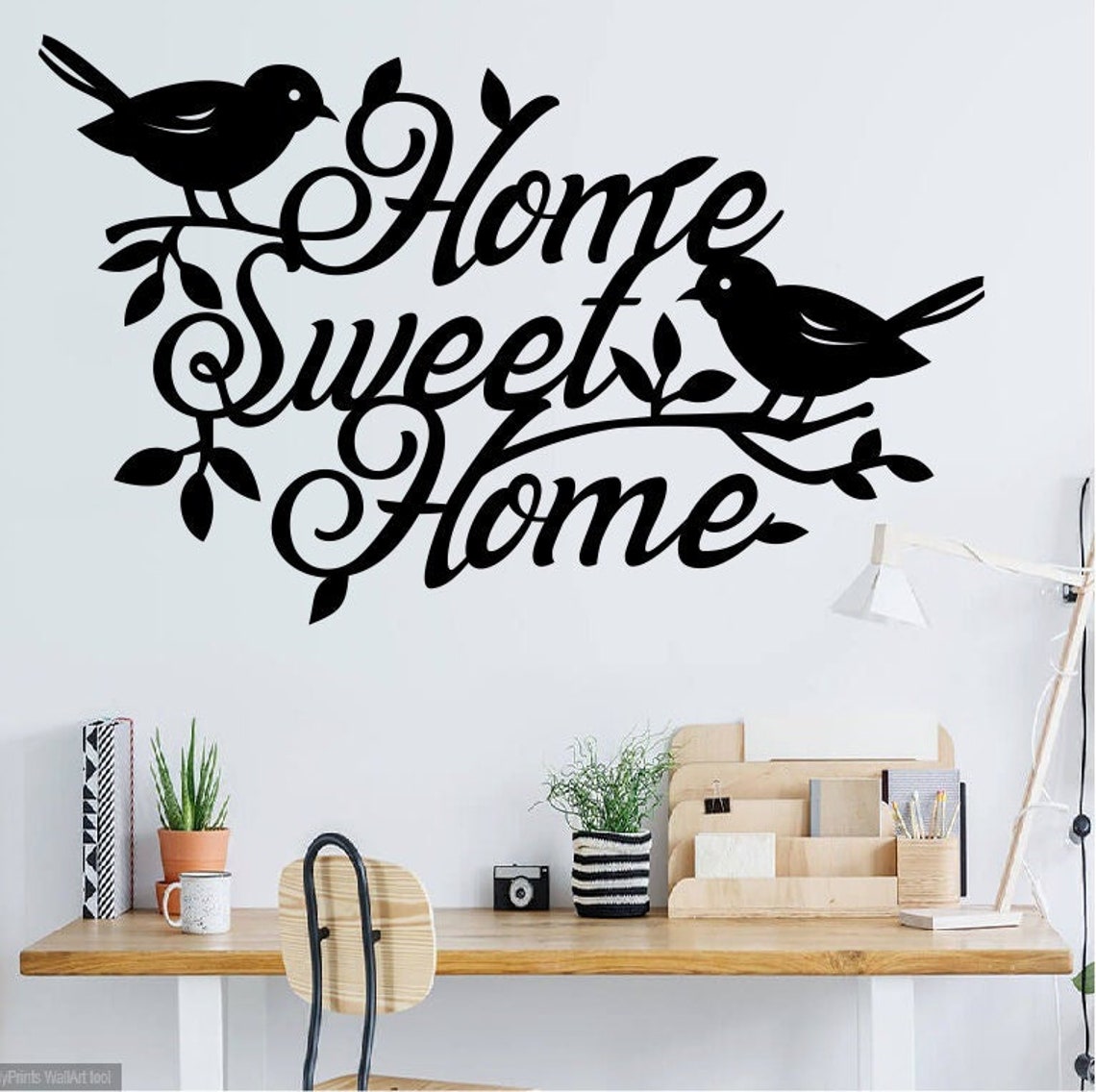 Home Sweet Home - Metal Wall Art Sign