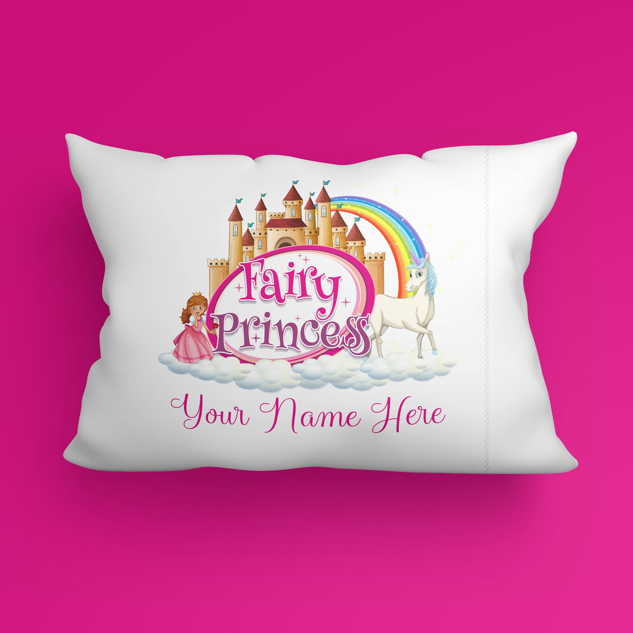 Fairy Princess - Personalized Custom Children Pillowcase