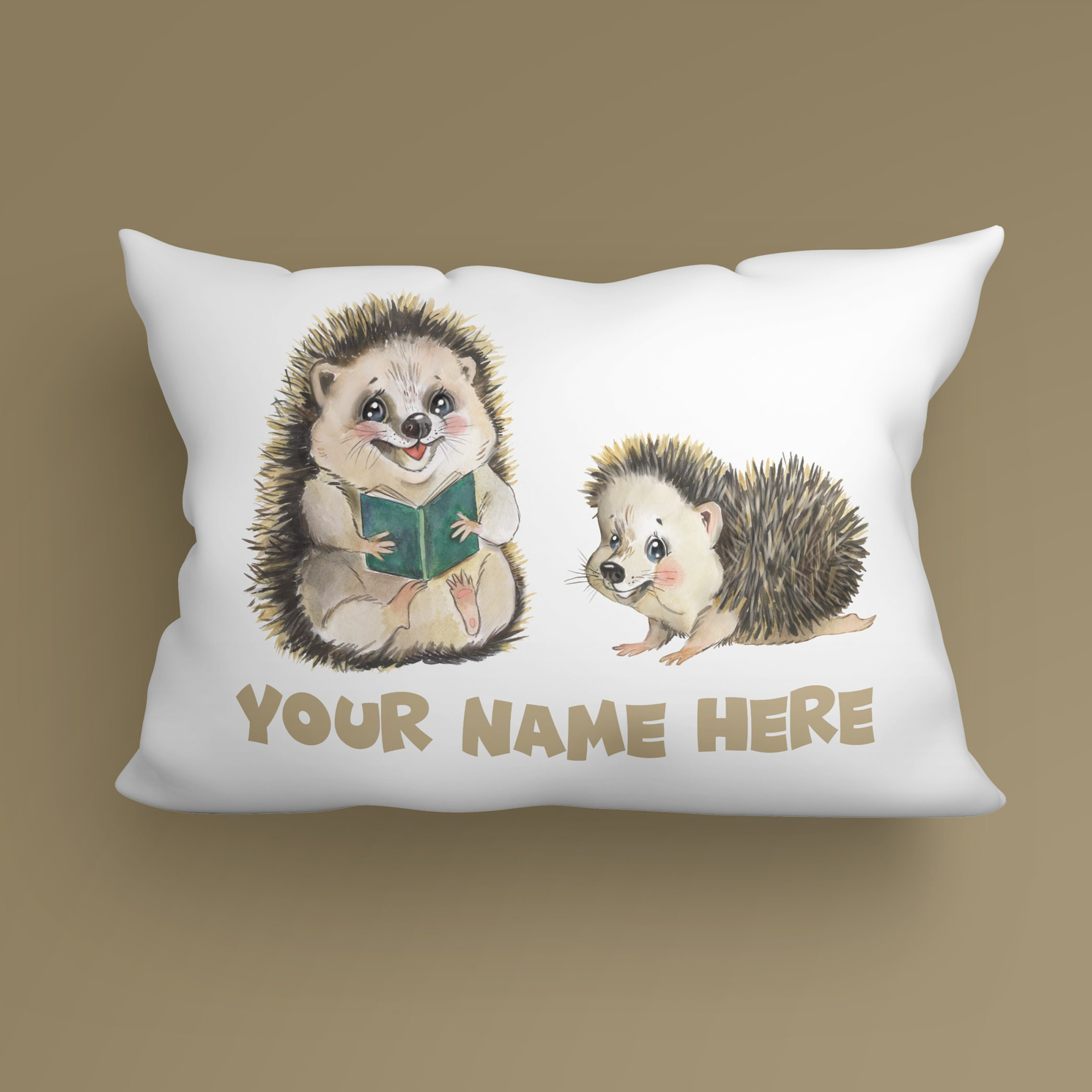 Hedgehog - Personalized Custom Children Pillowcase
