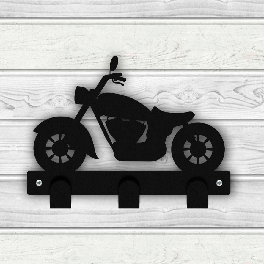 Metal Motorcycle Wall Hook