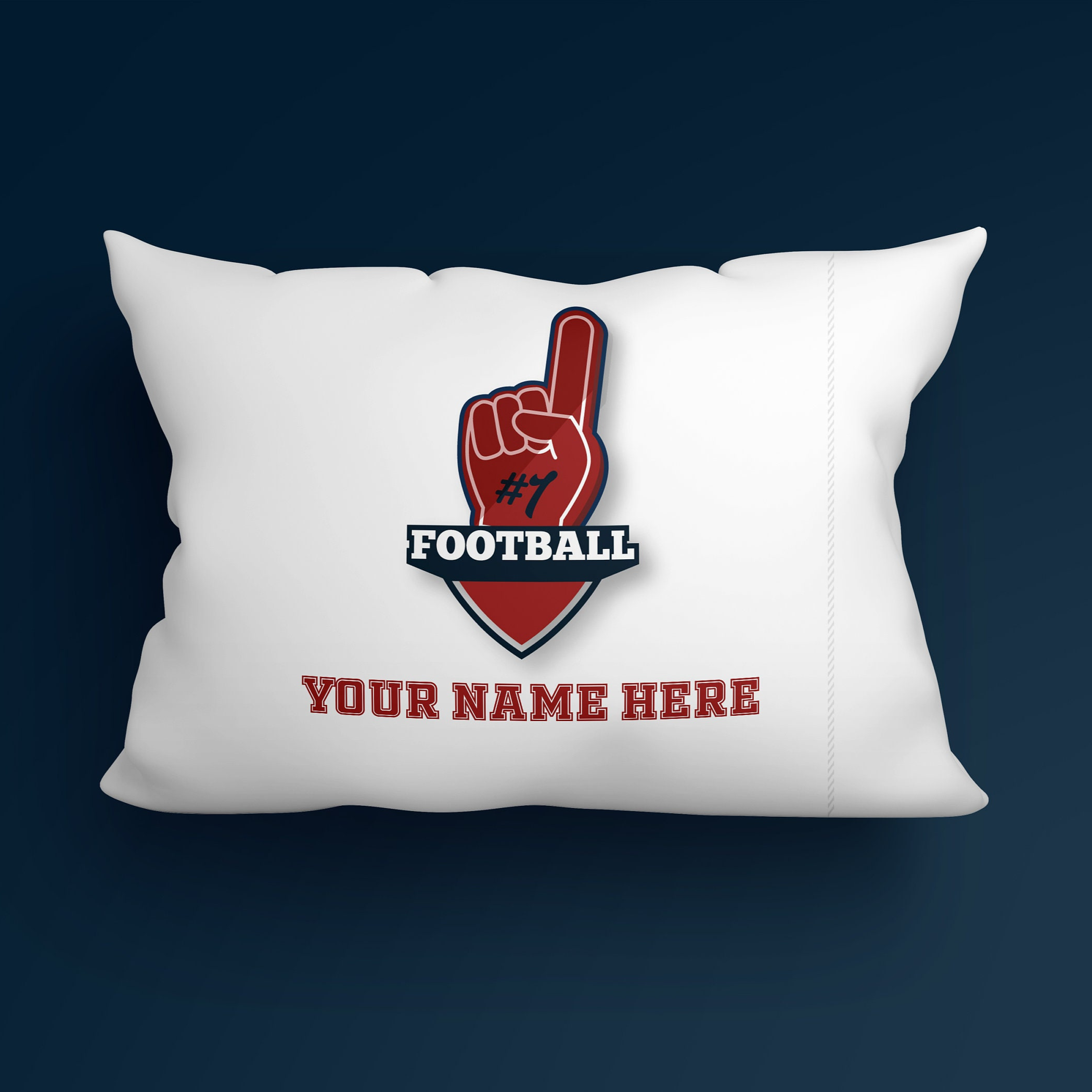 Football - Personalized Custom Children Pillowcase