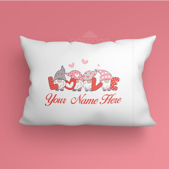 Personalized Custom Adorable Gnome Family Pillowcase